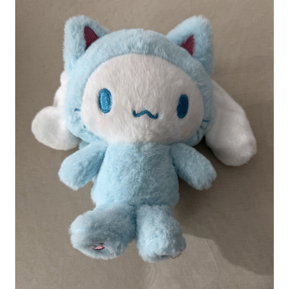 Sanrio Cinnamoroll Blue‎ Cat Costume Plush Kawaii Anime Soft Toy 8" collectible